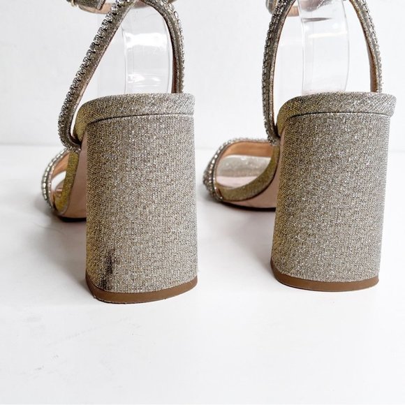 BADGLEY MISCHKA  COLLECTION Becca Sandal in Platino size 7 - Picture 8 of 9